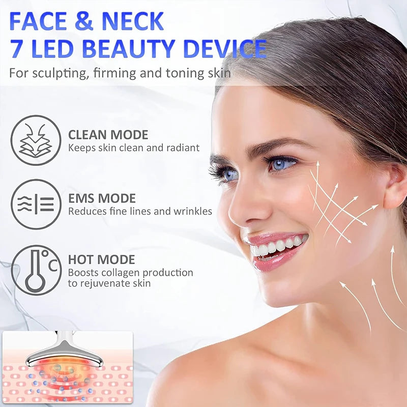 Glow & Restore – Advanced LED LIGHT Skin Therapy 7 in 1 Colours